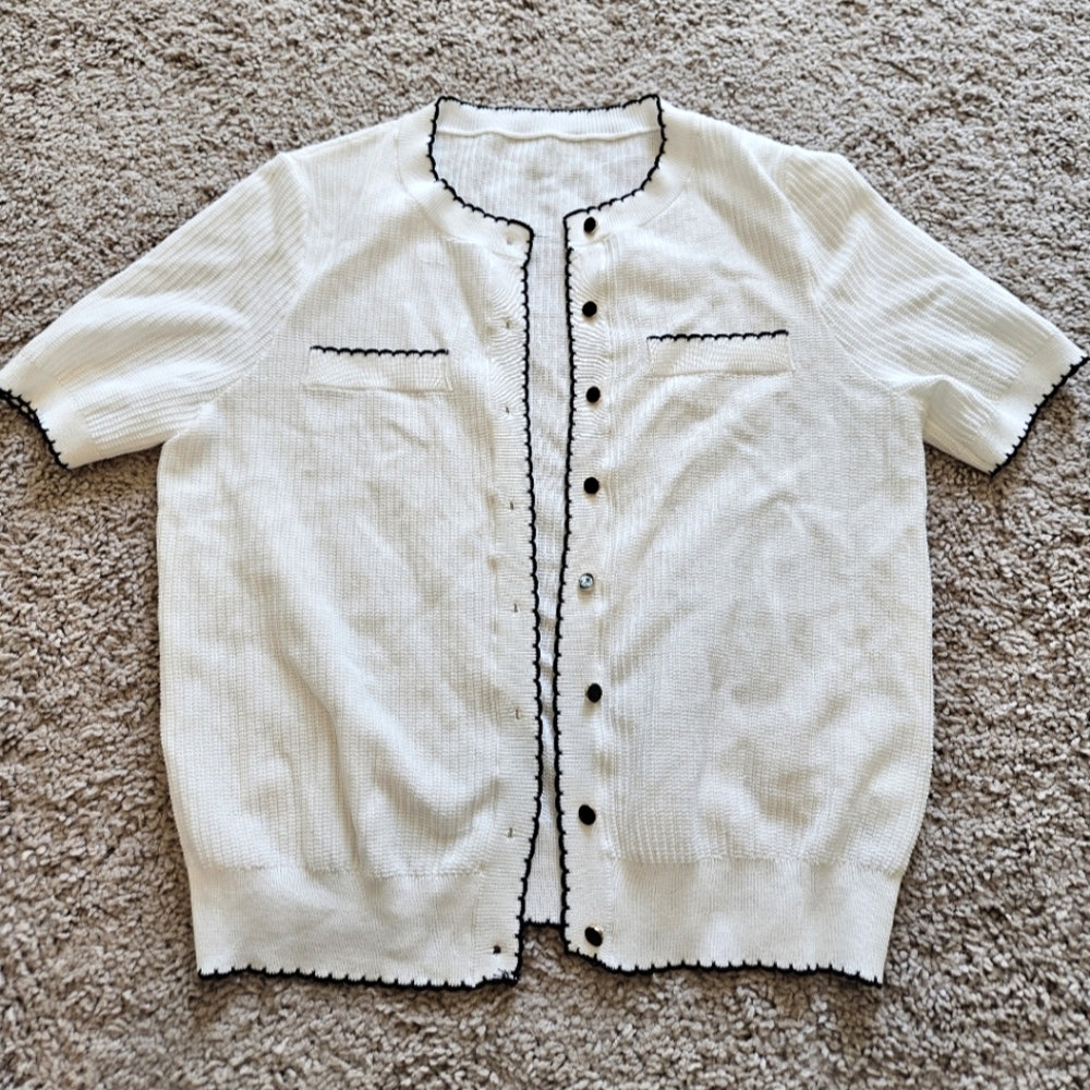 Goelia Button Knit Top S